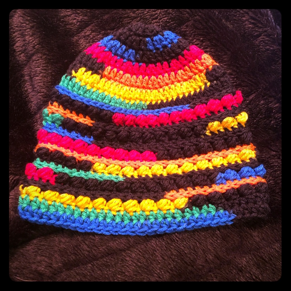 Multicolored beanie